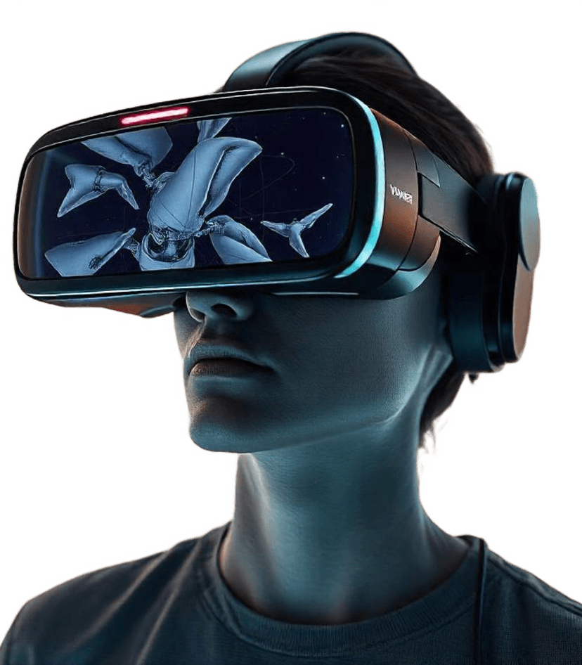 Person with VR headset